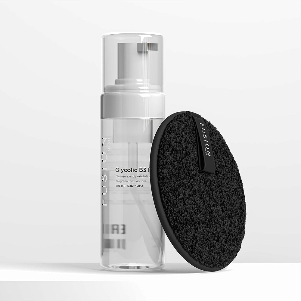 FUSION Glycolic B3 Foam - Prausimosi putos su glikoliu ir B3, 150 ml