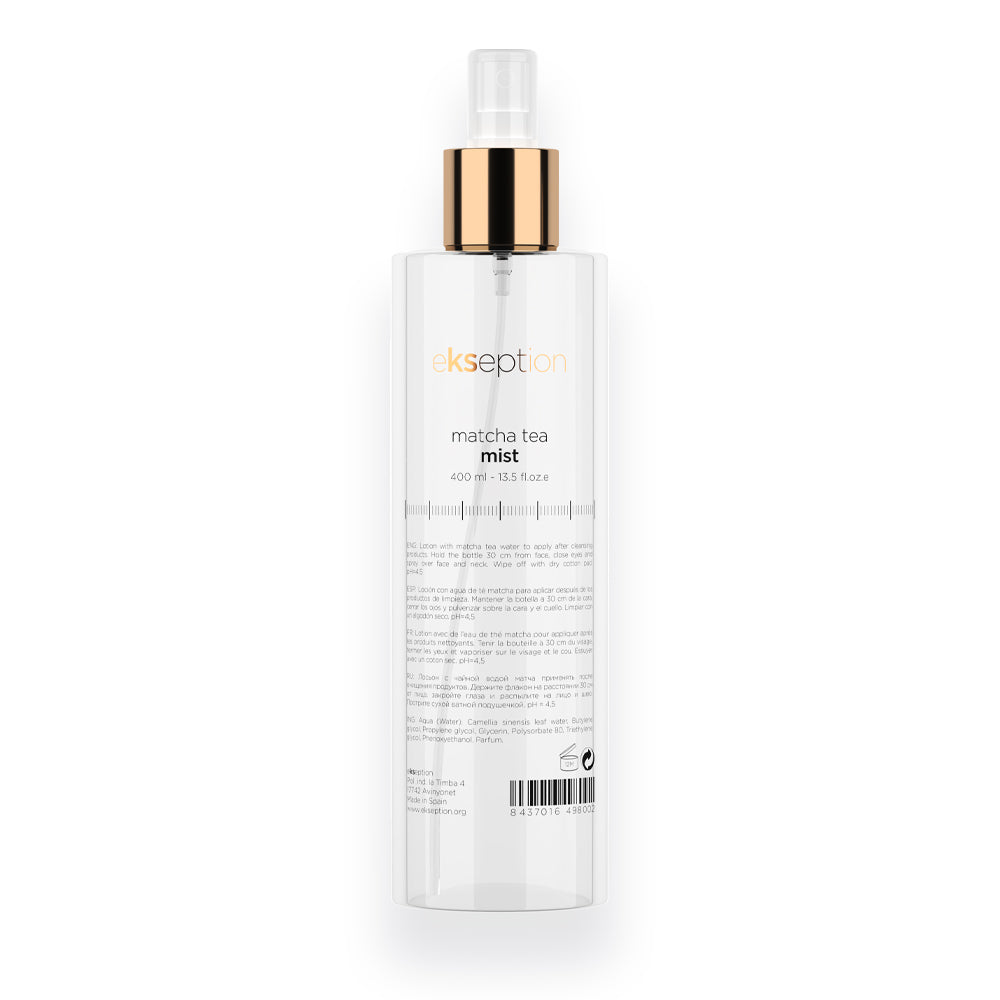 EKSEPTION Matcha Tea Mist - Purškiamas tonikas su žaliąja arbata, 400 ml