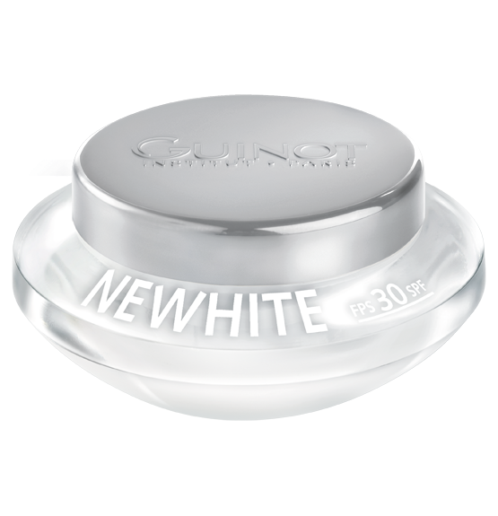 GUINOT Newhite Day Cream - Šviesinamasis dieninis veido kremas SPF30, 50 ml